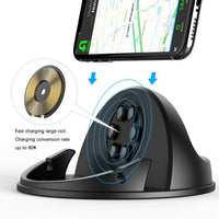 10W Fast Charging Wireless Car Charger For Samsung S9 Iphone X QI Wireless Charger Car Mount Dashboard Car Phone Holder