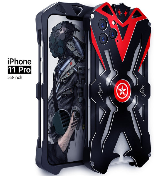 Metal Aluminum Case For iphone 11 case Armor Doom Heavy Duty ProtectionFor iphone 11 pro max 2019 New Cases
