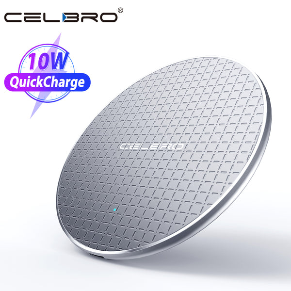 Qi Wireless Charger for iPhone 11 Pro Max X XS XR 8 10W Fast Charging Pad for AirPods Pro 2 Wireless Lattice Charge 10 W