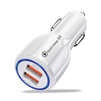 30W 3A Car Charger 3.0 4.0 Universal 3 USB Port Fast Charging Adapter For iPhone Samsung Xiaomi Mobile Phone In Car