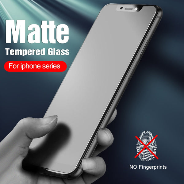 2pcs matte tempered glass for iphone 12 pro max glass for iphone 12 11 pro xs max x xr 6 7 8 plus iphone12 screen protector film