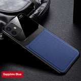 Case For iPhone 12 Pro Max Shell Silicone Shockproof Bumper PU Leather Back Cover For Apple iPhone 11 Pro MAX 12 Mini Phone Case