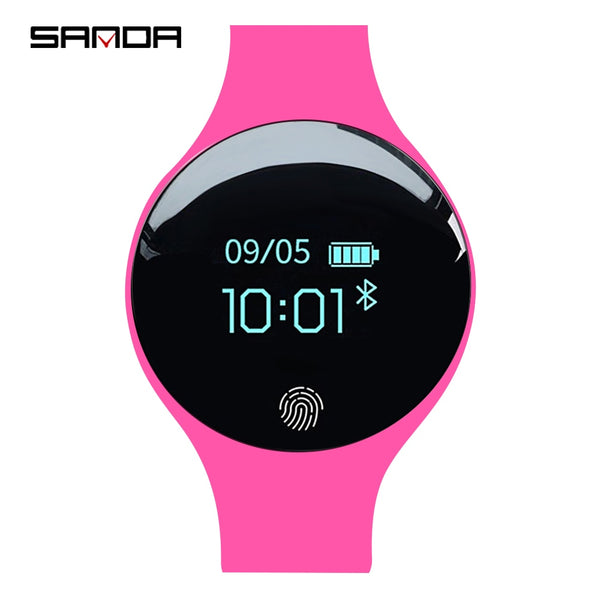 SANDA Luxury Smart Watch Women Sport Wristwatch Calorie Pedometer Fitness