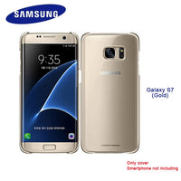100% Original Samsung smartphone cover for Galaxy S7 S7Edge Higt-Quality PC Anti-Drop Electroplating Transparent case