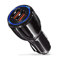 Type C Phone charger Nylon Wire usb Car Charger